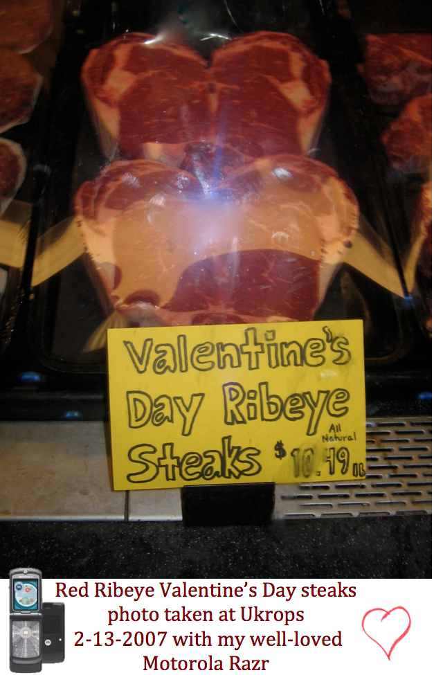 valentines day steaks 2007