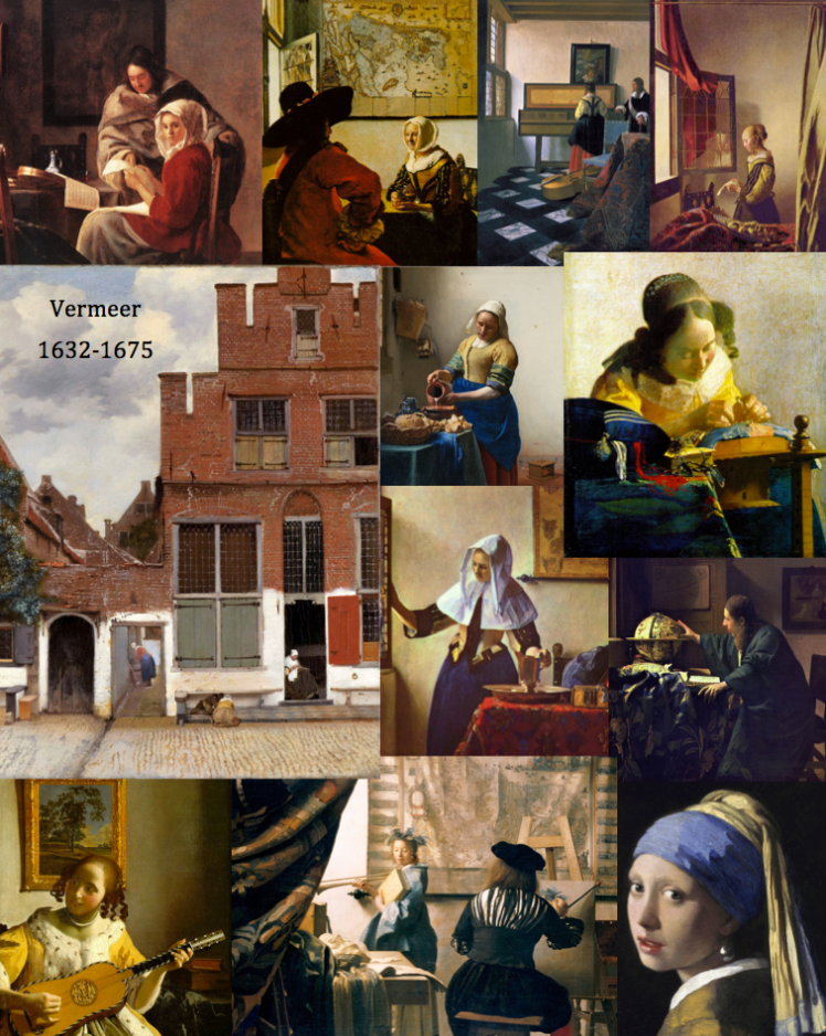 vermeer collage