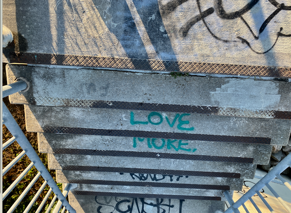 june6-stairs teal lovce more wordss